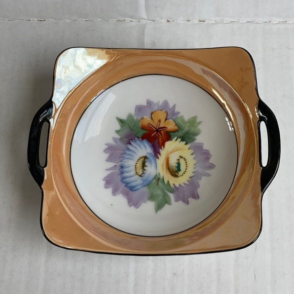 Vintage Noritake hand painted lusterware bowl - Picture 1 of 8
